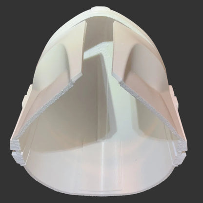 Mandalorian Inspired Helmet DIY Base - 3D Printed PETG Cosplay Prop
