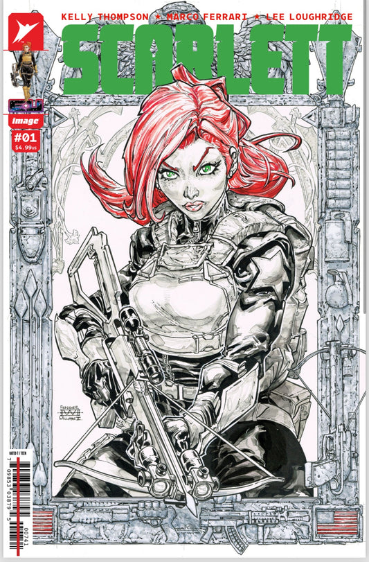 SCARLETT #1 AND DESTRO #1 (Energon universe) (2 BOOK BUNDLE) FREDDIE WILLIAMS Black Saber Comics Exclusive