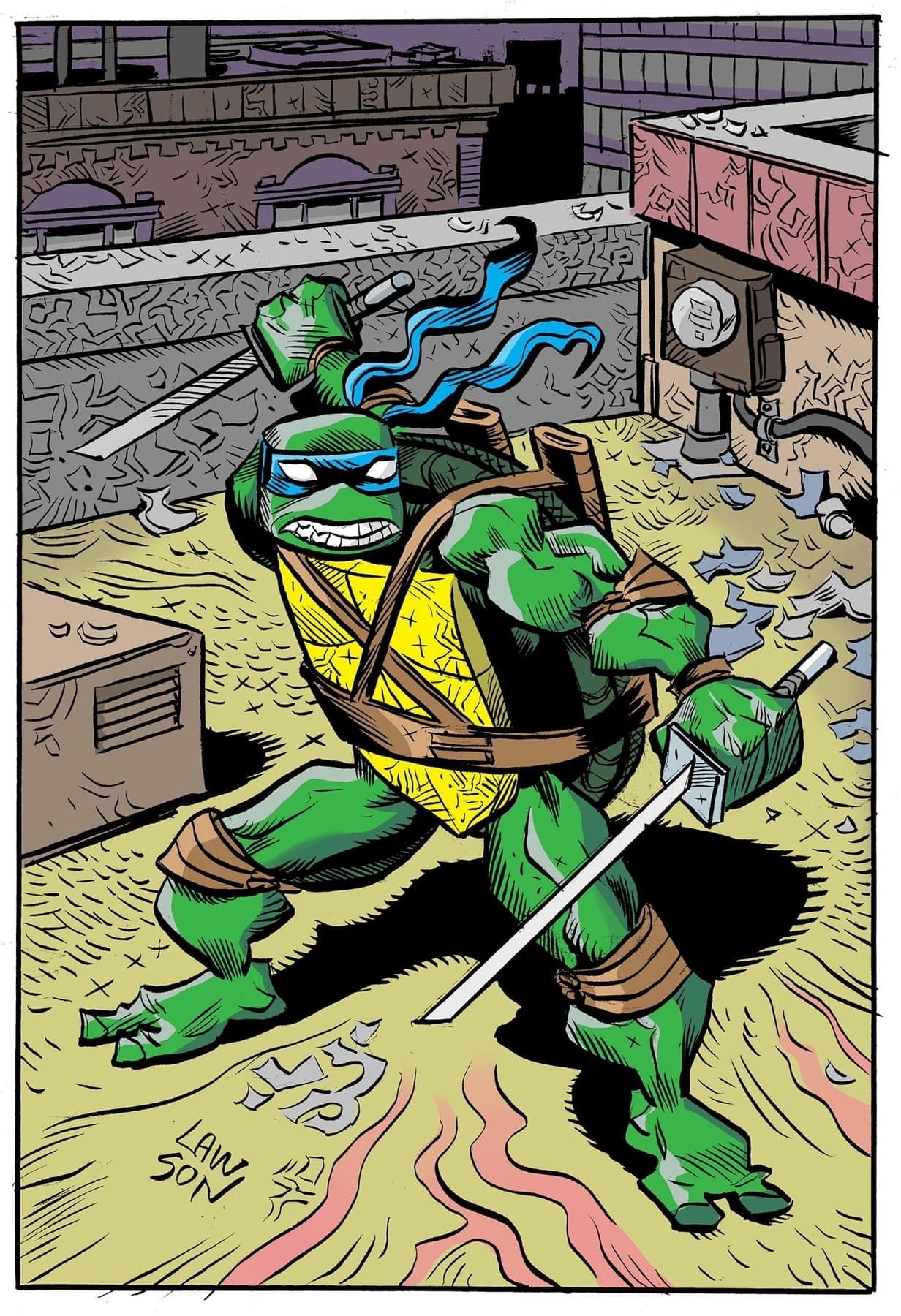 TEENAGE MUTANT NINJA TURTLES 143 144 145 146 147 148 SET of JIM LAWSON 6 BOOK BUNDLE Black Saber Comics Exclusive