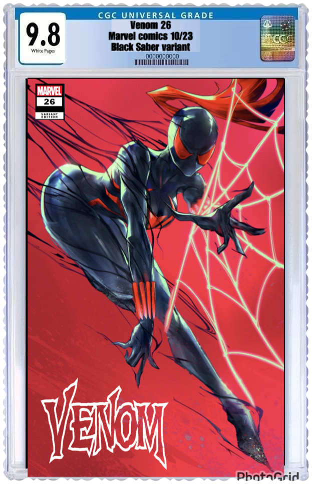 VENOM 26 BY Ivan Tao  BLACK SABER COMICS EXCLUSIVE