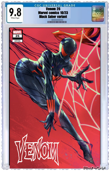 VENOM 26 BY Ivan Tao  BLACK SABER COMICS EXCLUSIVE