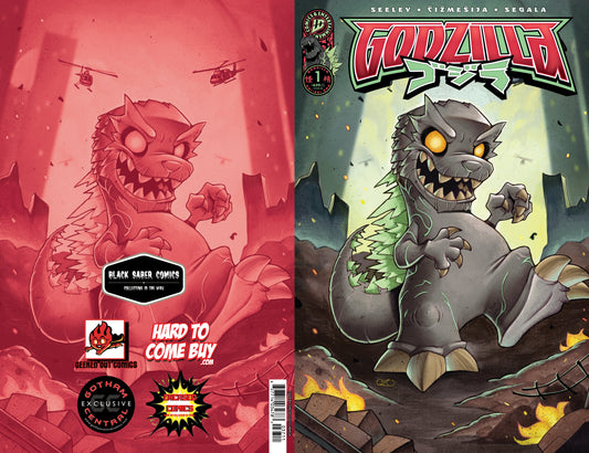 Godzilla Kai-Sei Era #1 - Cover by Chrissie Zullo Uminga Black Saber Comics Exclusive