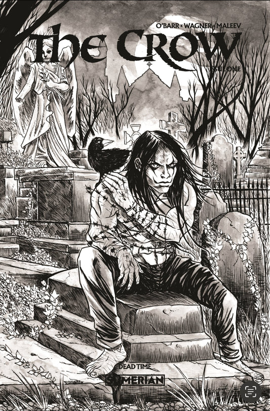 Crow Dead time #1 Black Saber Comics Exclusive by Jason Flowers