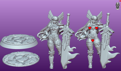 Lady Majique - Veil Warrior Miniature (SFW/NSFW 18+)