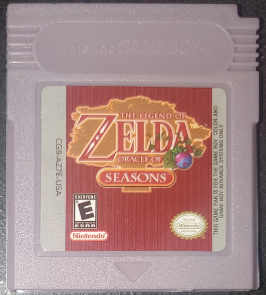 Legend of Zelda Oracle of Seasons GBC Video Game Boy Color 2001