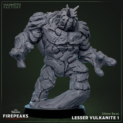 Lesser Vulkanites - Magma Elementals - Miniatures