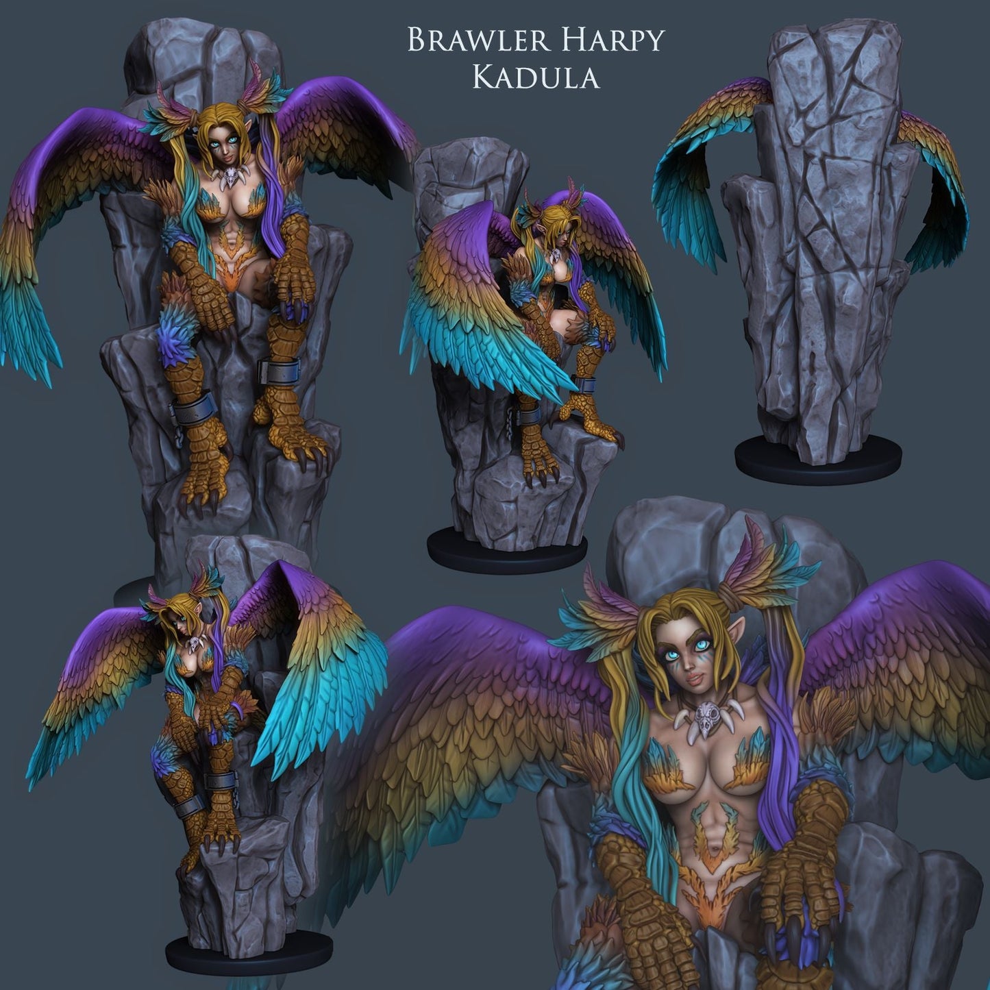 Brawler Harpy Kadula (SFW/NSFW 18+)