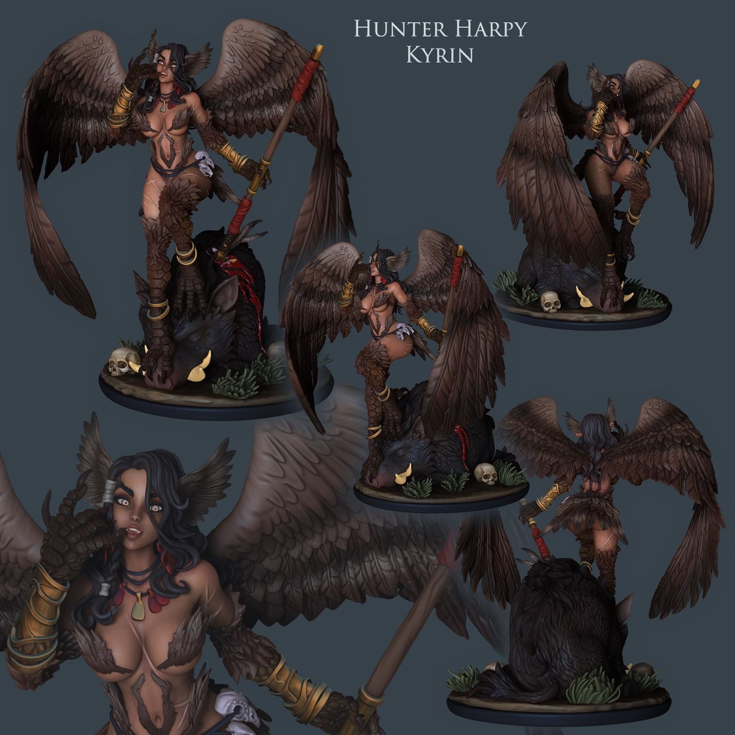 Hunter Harpy Kyrin (SFW/NSFW 18+)