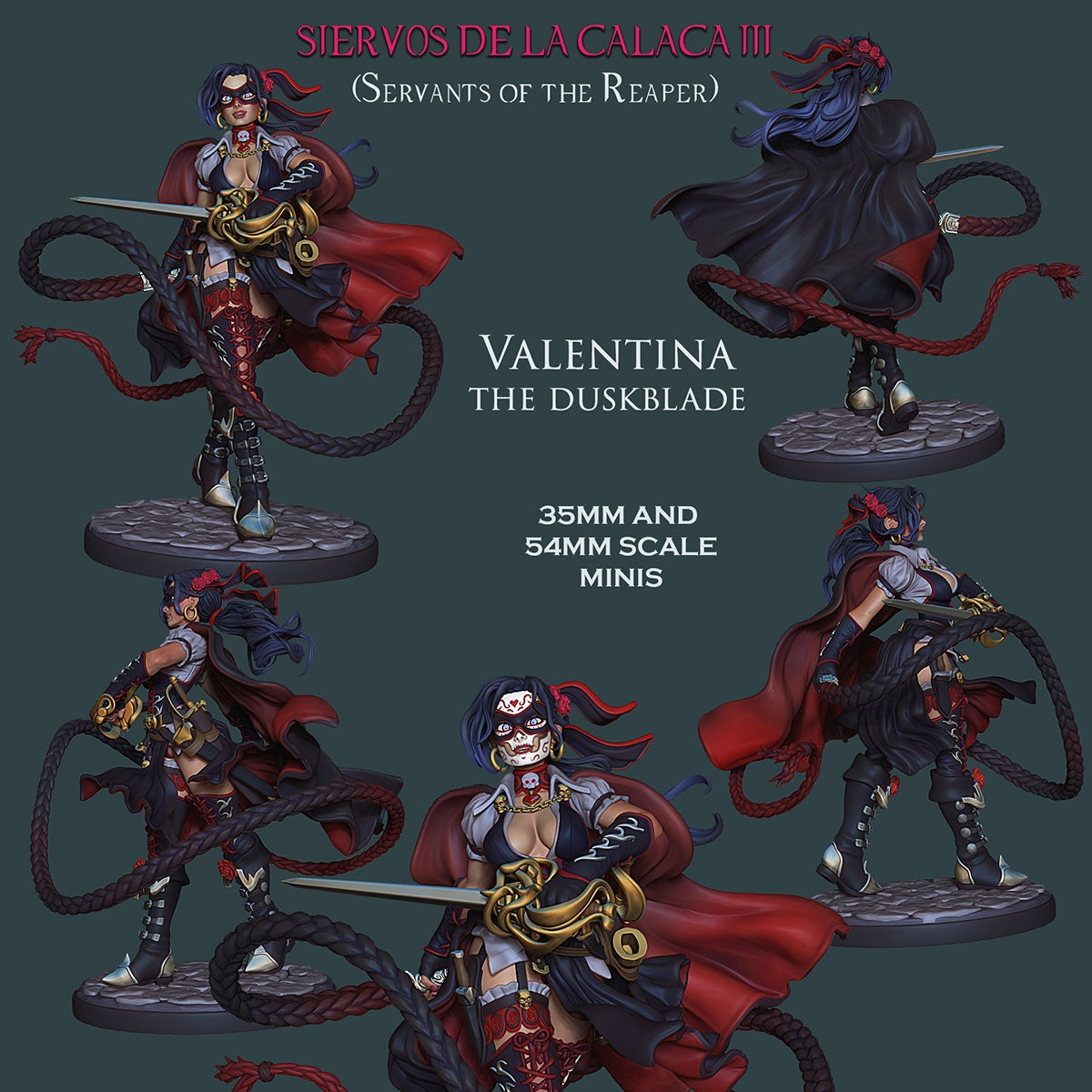 Valentina the Duskblade – Servants of the Reaper Miniature