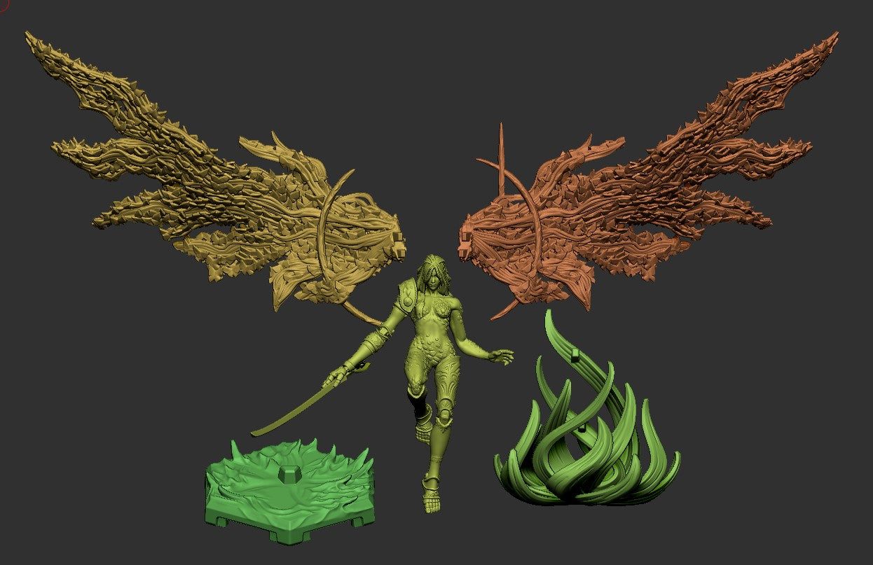 Malenia – Goddess of Rot – Elden Ring Boss Miniature