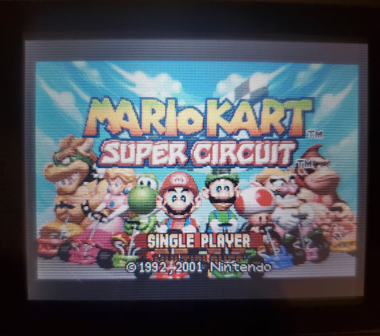 Mario Kart Super Circuit GBA Video Game Boy Advance Nintendo 2001