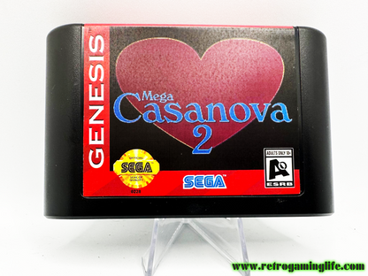 💘 Mega Casanova 2 (Sega Genesis Reproduction Cartridge)
