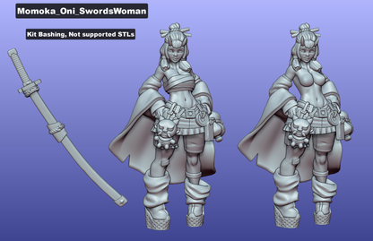 Momoka Oni Swordswoman (SFW/NSFW 18+)