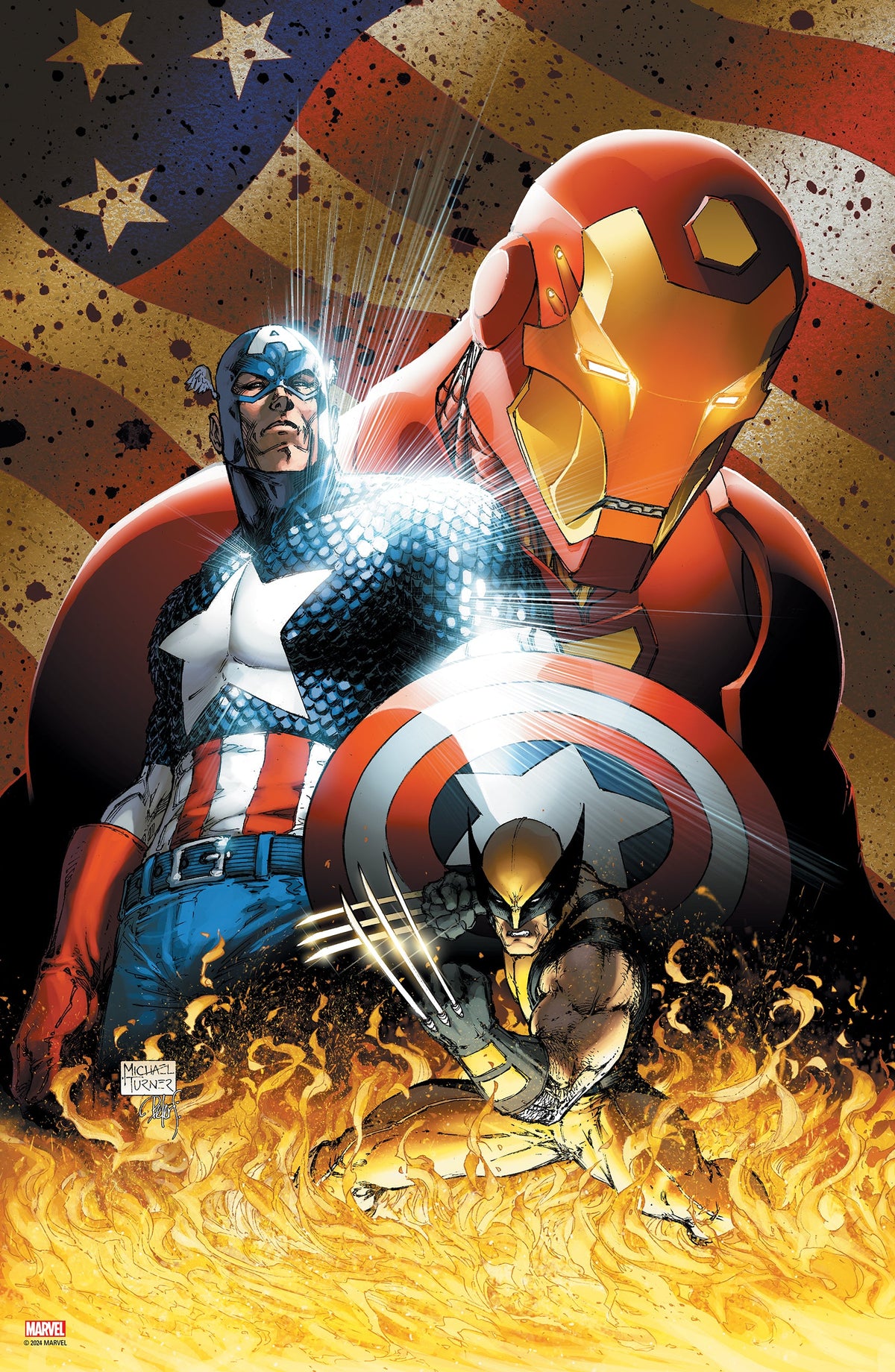The Marvel Art of Michael Turner - Print Bundle CIVIL WAR