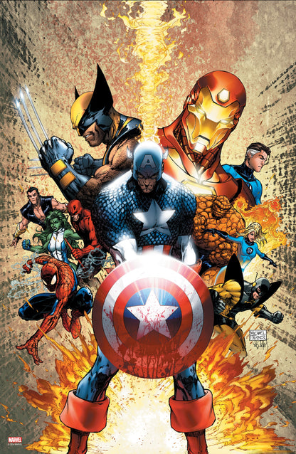 The Marvel Art of Michael Turner - Print Bundle CIVIL WAR
