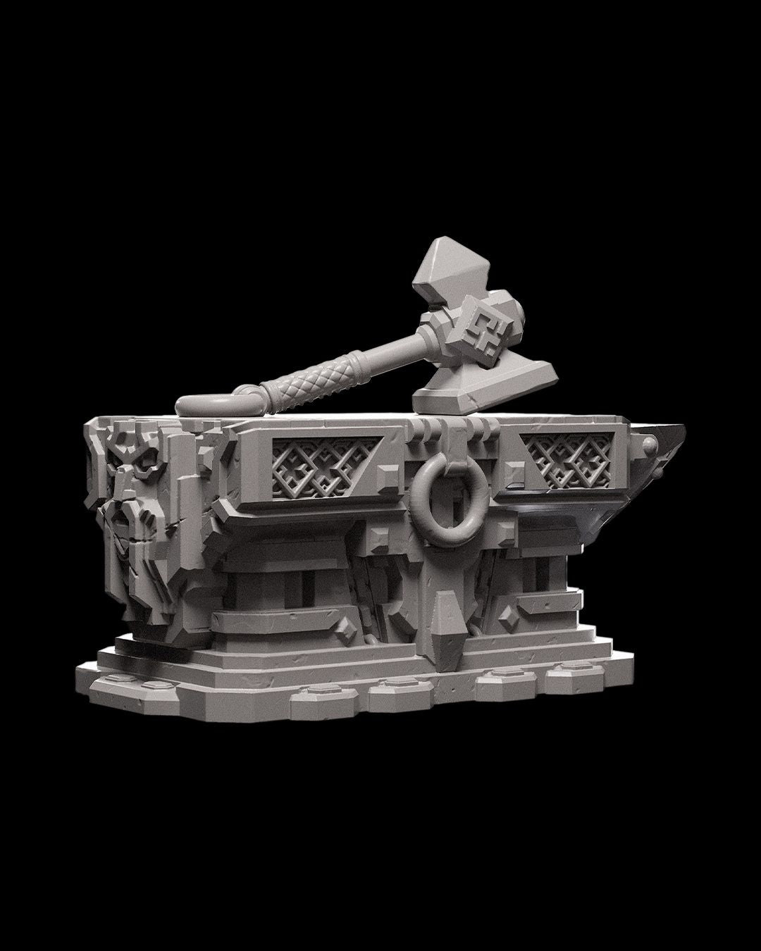 Fire and Ice - Underground Dwarven Blacksmith Scatter & Props