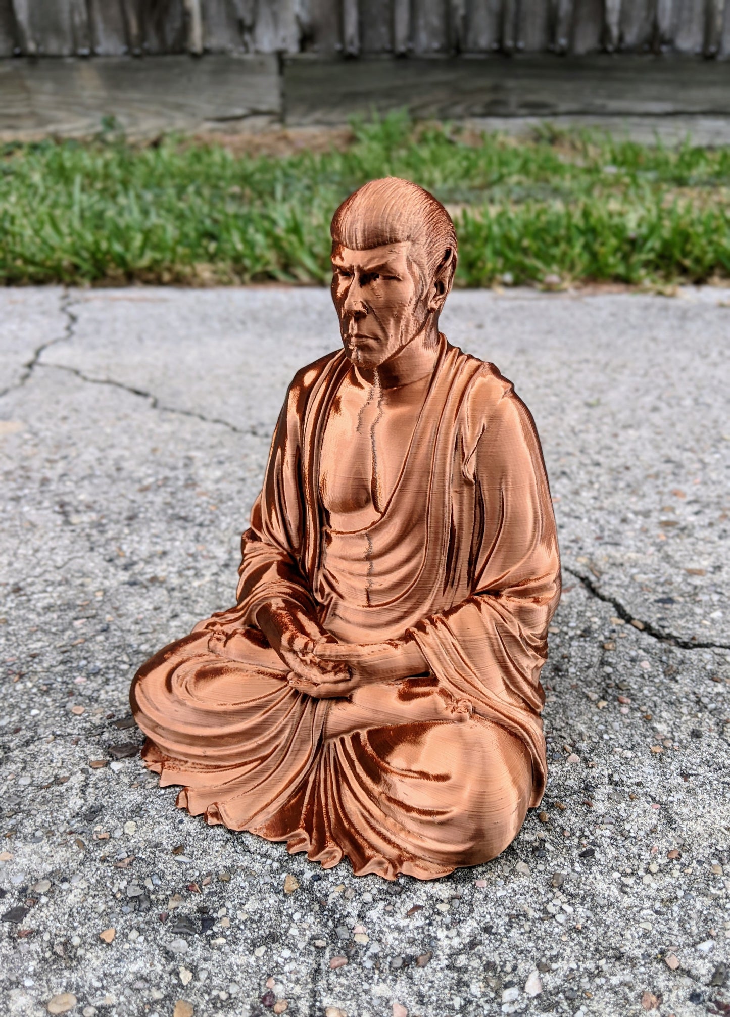 3D Printed Spock Buddha figure