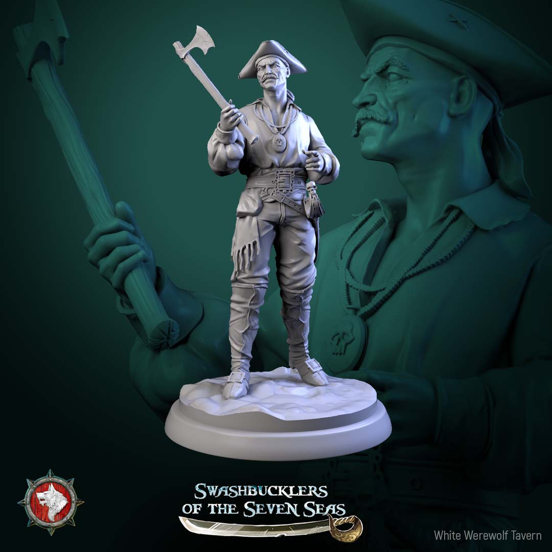 Pirate Deckhands – Human Pirate Crew Skirmishers – Miniatures & Busts