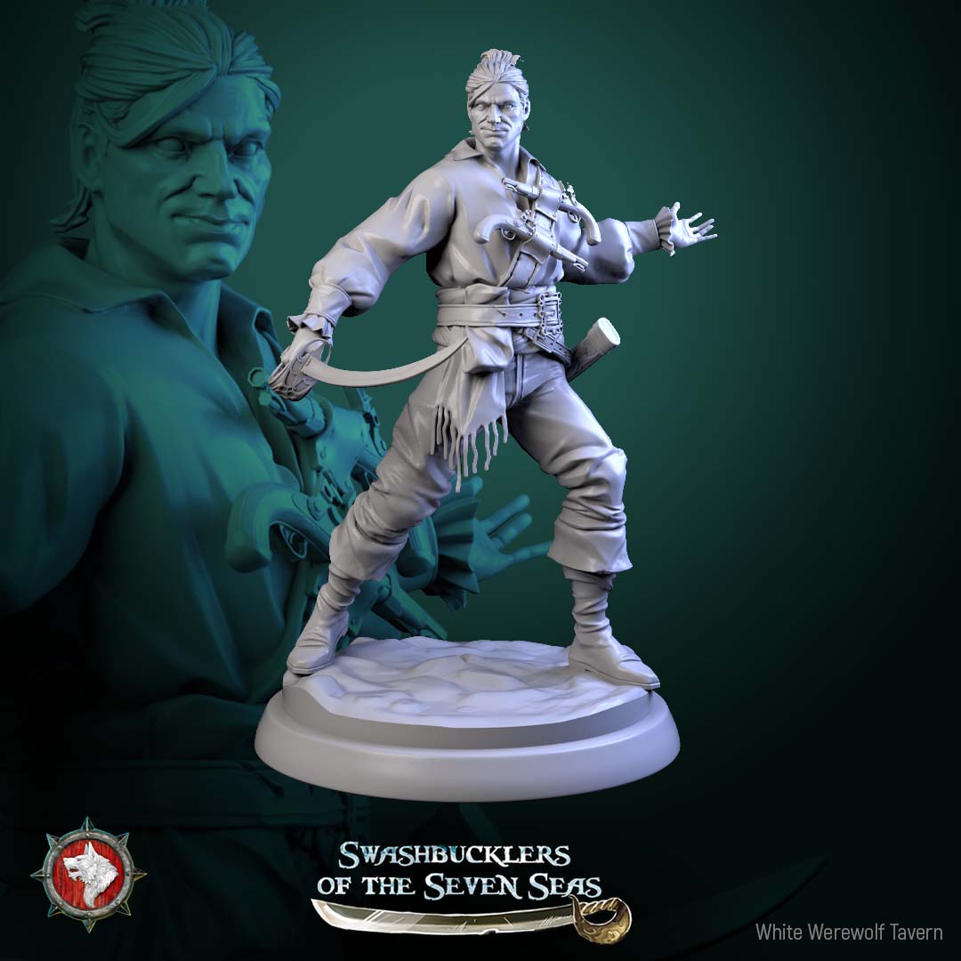 Pirate Deckhands – Human Pirate Crew Skirmishers – Miniatures & Busts