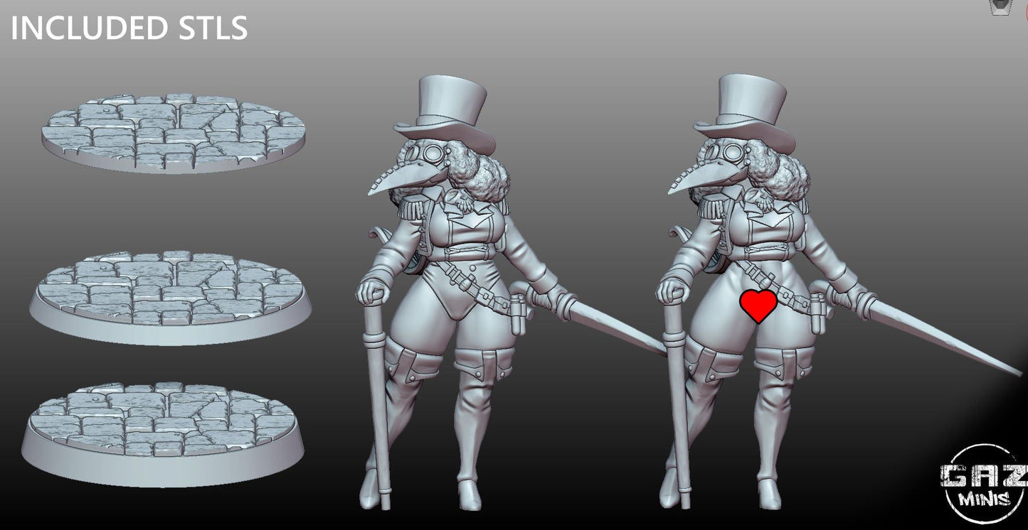 Plague Doctor Ringleader Zara (SFW/NSFW 18+)