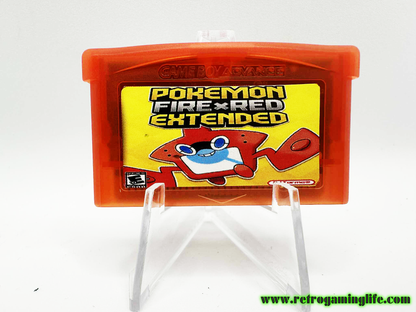 Pokémon Fire X Red Extended - Game Boy Advance Repro Cart 🔥