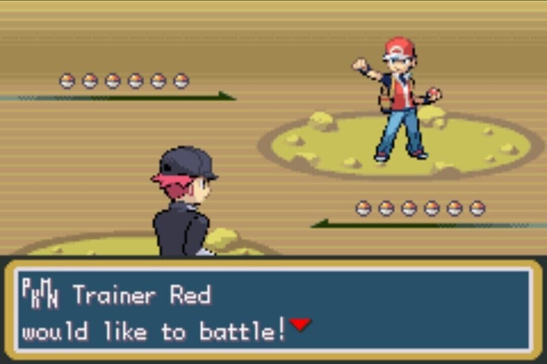 Pokemon FireRed Rocket GBA ROM Hack Video Game Cartridge Custom