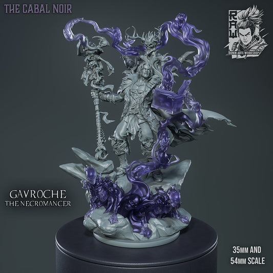 Gavroche the Necromancer – Dark Mage Villain – Miniature