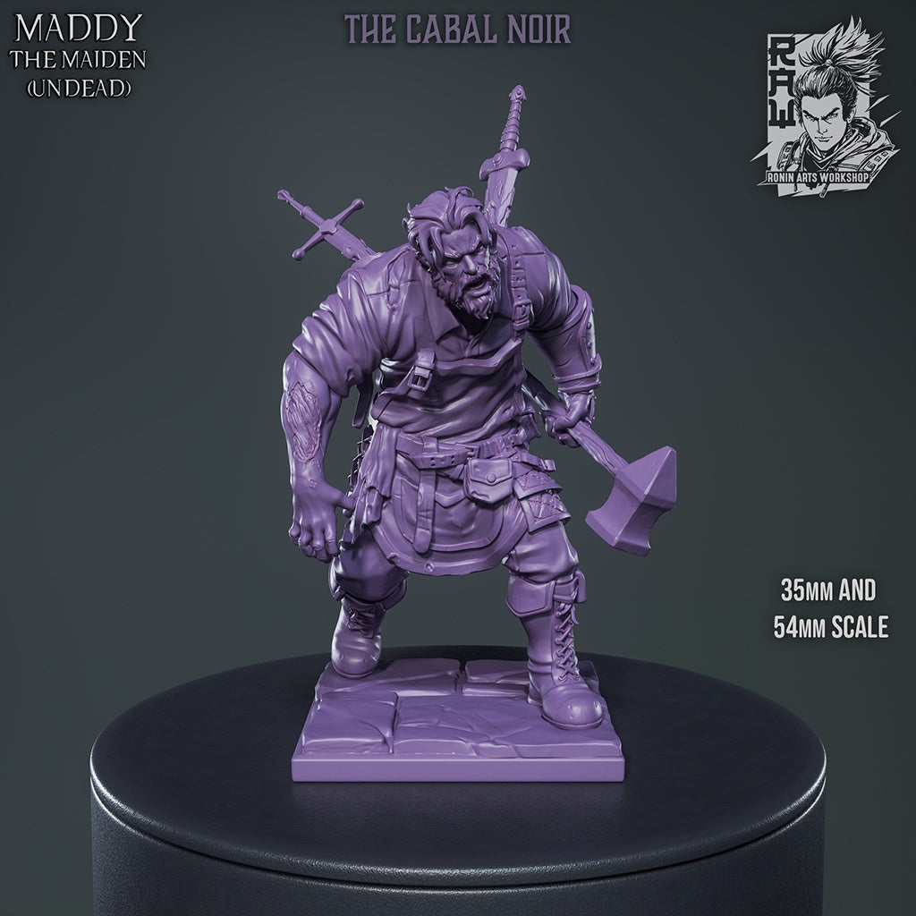 Gustave the Blacksmith – Living & Undead Villager NPC – Miniature