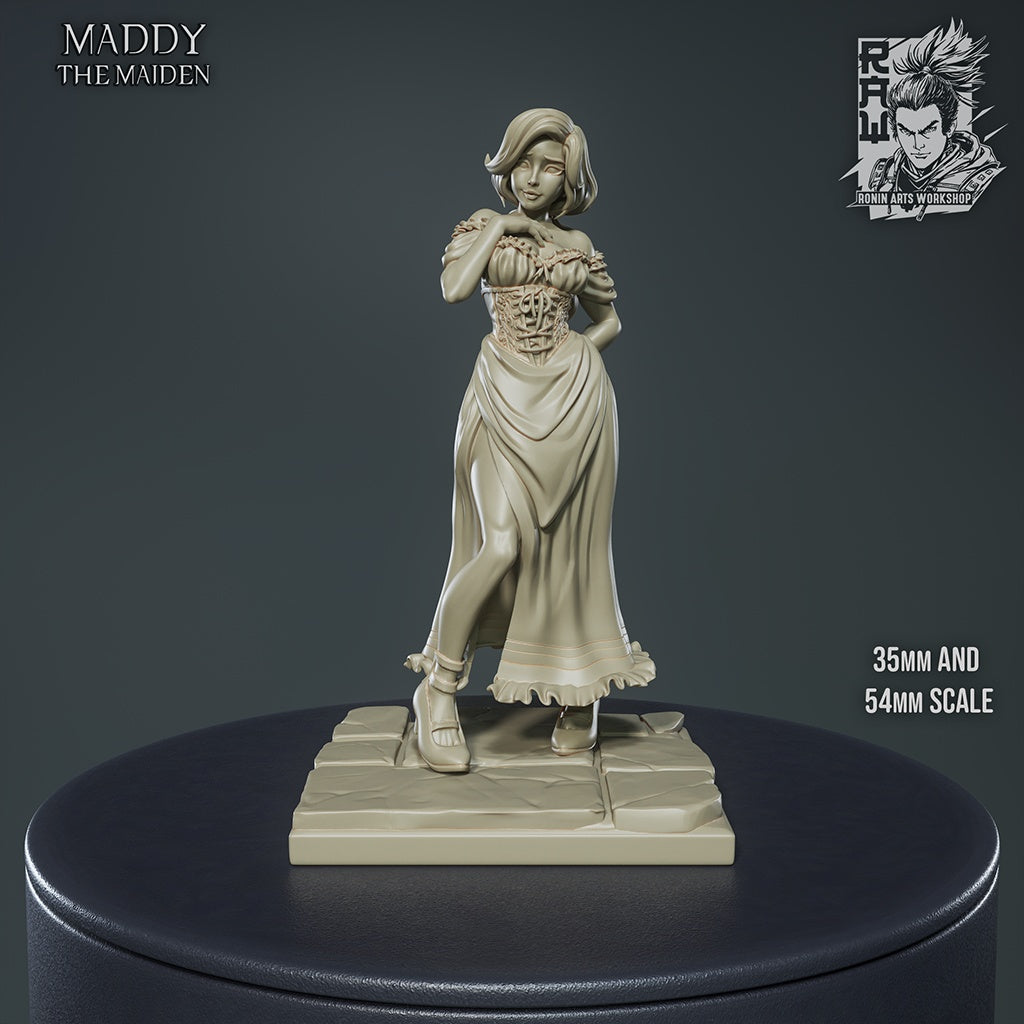 Maiden Maddy – Living & Undead Villager NPC – Miniature