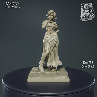 Maiden Maddy – Living & Undead Villager NPC – Miniature
