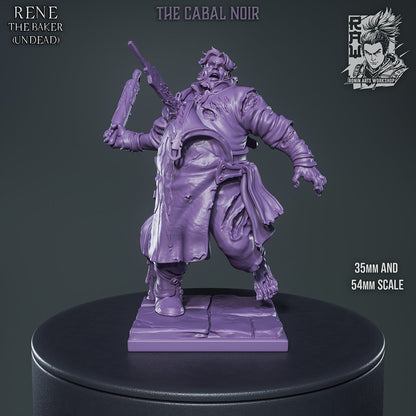 Rene the Baker – Human & Undead Villager NPC – Miniature