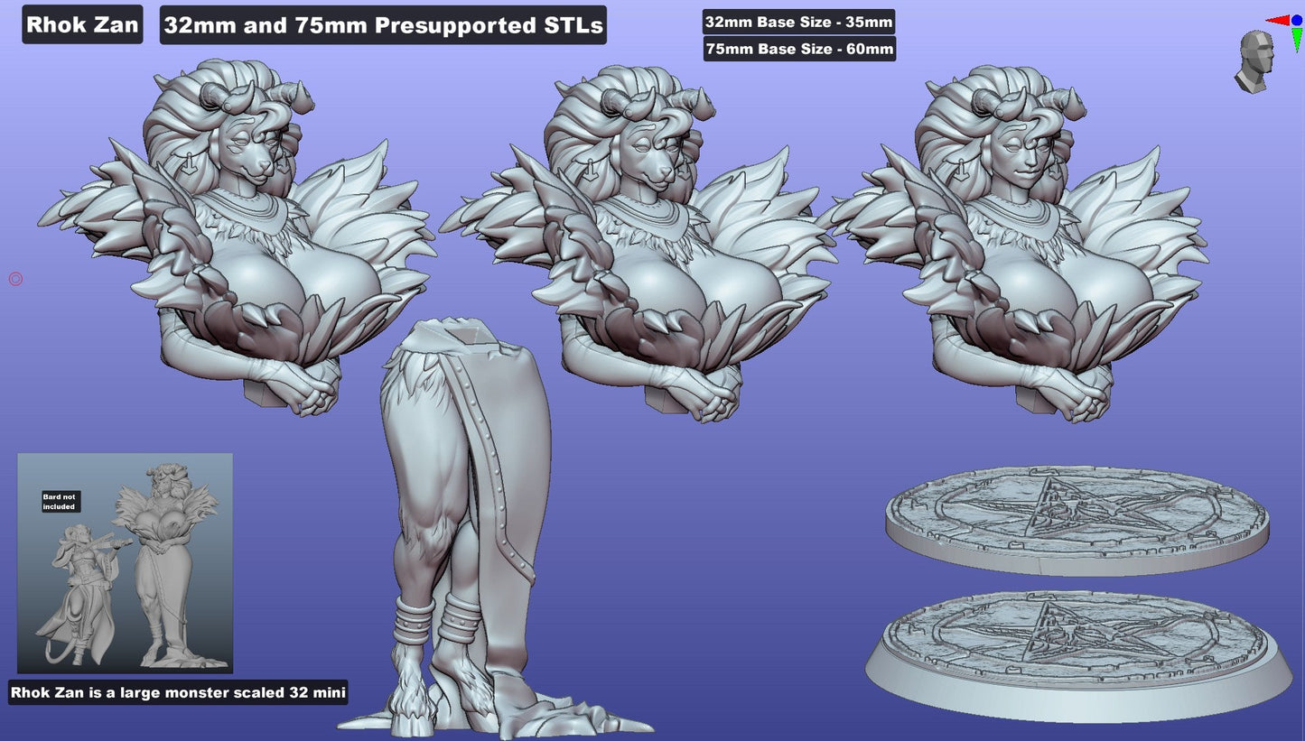 Rhok Zan - Lovecraftian Pin-Up
