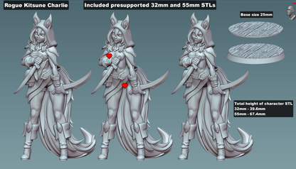 Kitsune Rogue - Charlie (NSFW/SFW 18+)