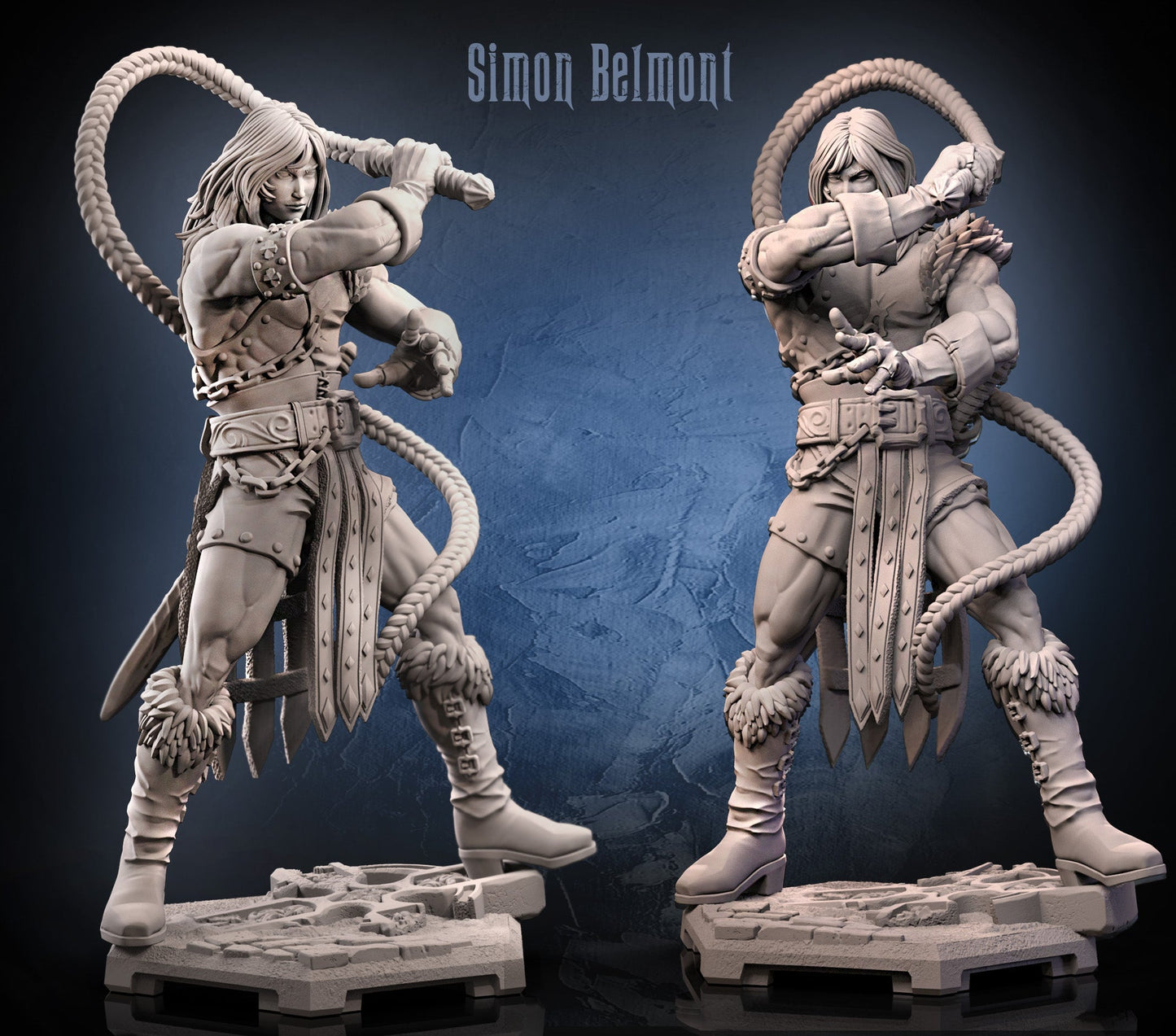 Simon Belmont – Castlevania-Inspired Vampire Hunter – Miniature
