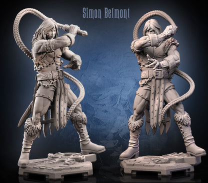 Simon Belmont – Castlevania-Inspired Vampire Hunter – Miniature