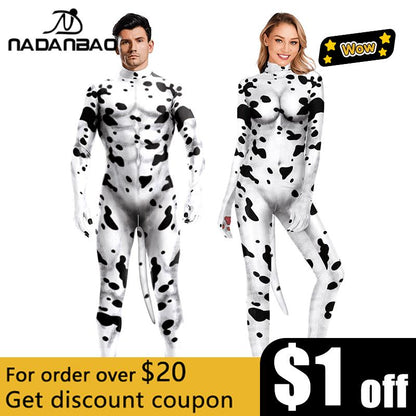Animal-Print Jumpsuit Costumes, XXL and XXXL