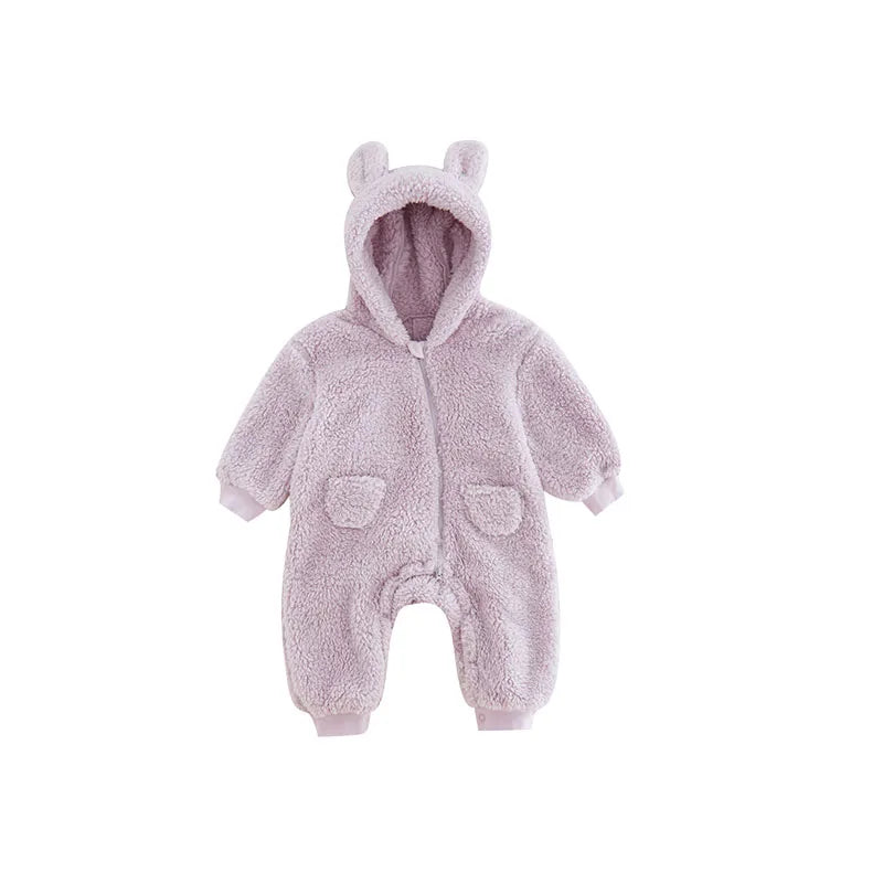 Fleece Baby Costume Romper