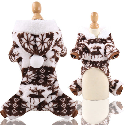 Animal Hooded Pet Costume Jumpsuit