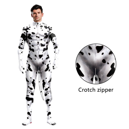 Animal-Print Jumpsuit Costumes, S to XL