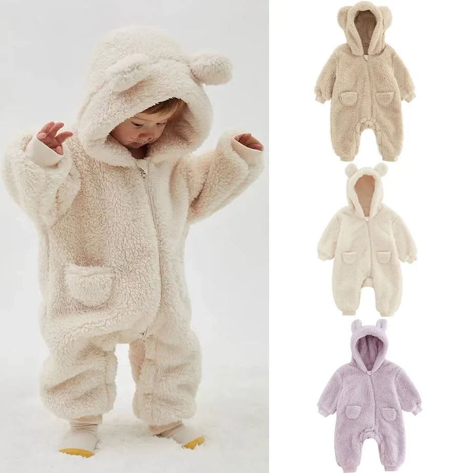 Fleece Baby Costume Romper