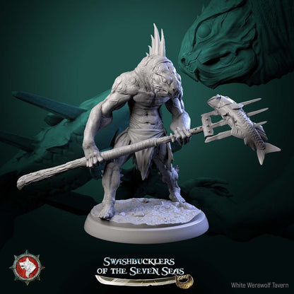 Scaled Gunners – Reptilian Gunner Pirates – Swashbucklers of the Seven Seas – Miniatures