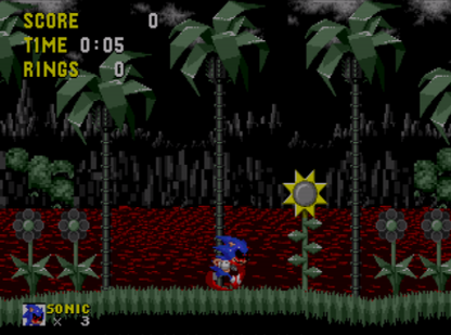 Sonic.exe the Demon Sega Genesis Video Game Cart