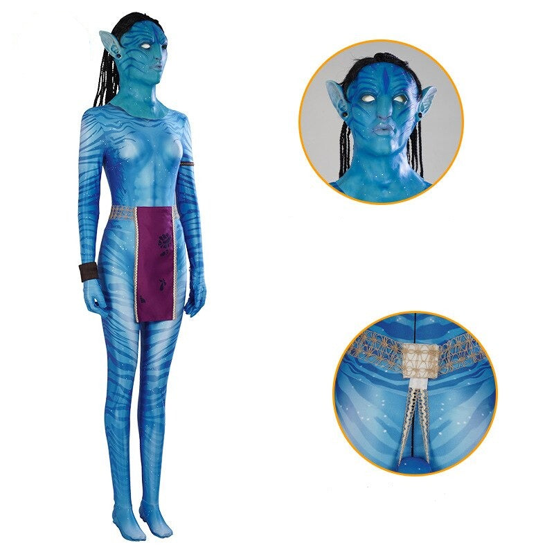 Avatar Cosplay Costume for Adults and Kids