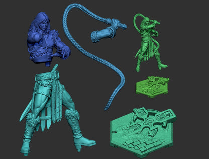 Simon Belmont – Castlevania-Inspired Vampire Hunter – Miniature