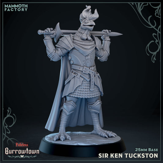 Sir Ken Tuckston – Aarakocra Fighter – Burrowtown Fateless – Miniature