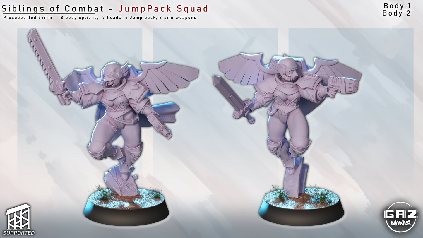 Siblings of Combat – JumpPack Squad - (SFW/NSFW 18+)