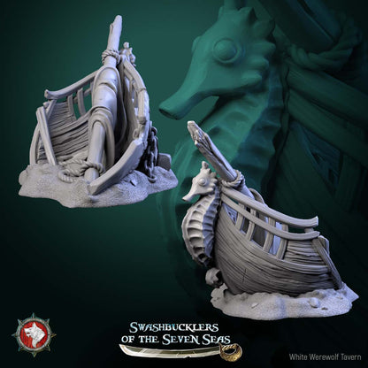 Swashbucklers of the Seven Seas – Nautical Scatter Terrain – Shipwreck & Deck Props