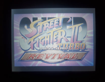 Super Street Fighter 2 Turbo Revival GBA Video Game Boy Advance 2001