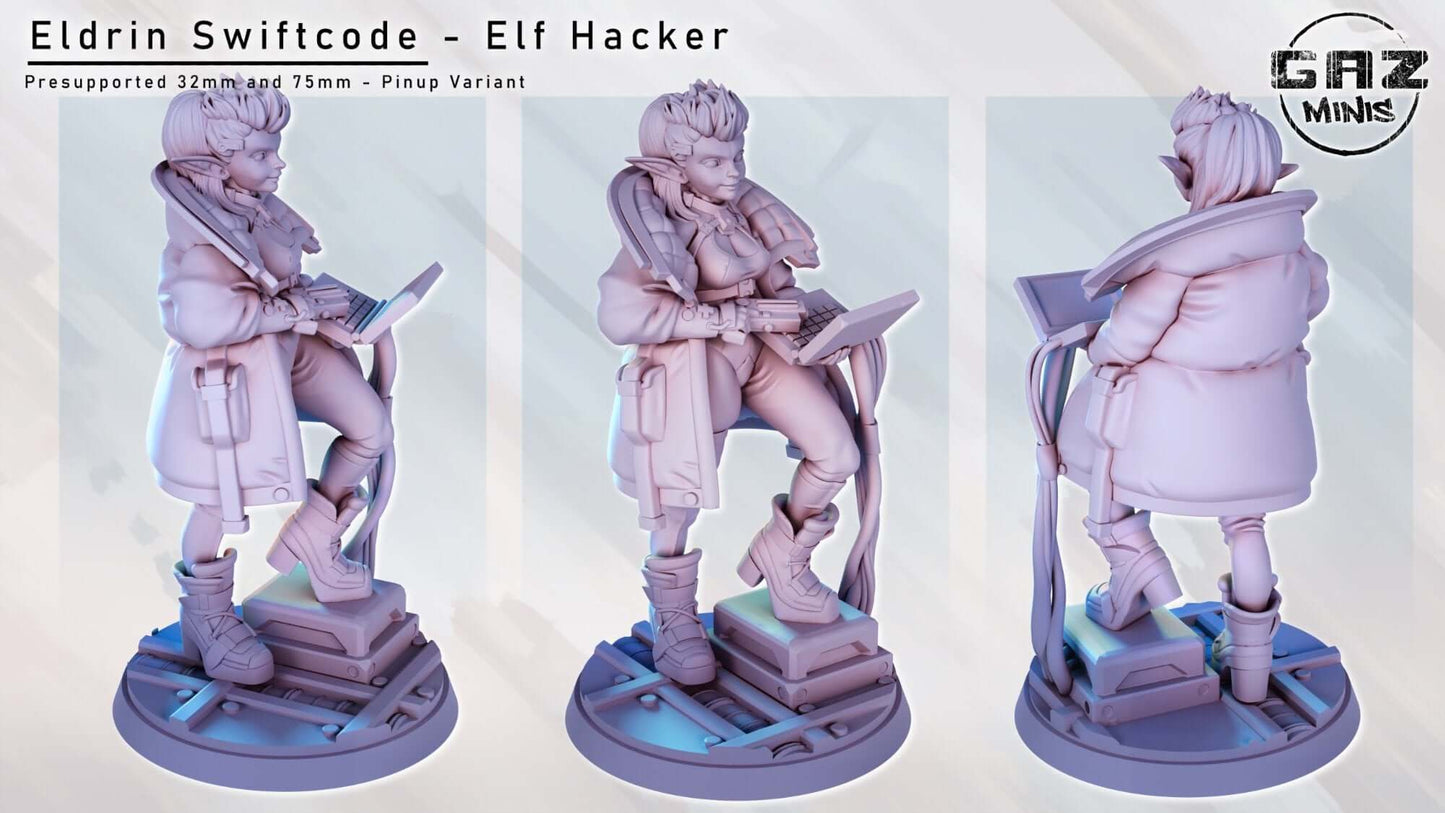Eldrin Swiftcode - Elf Hacker (SFW/NSFW 18+)