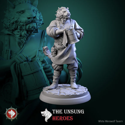 Tavernhands Miniature Set – Fantasy Innkeepers & Tavern NPCs